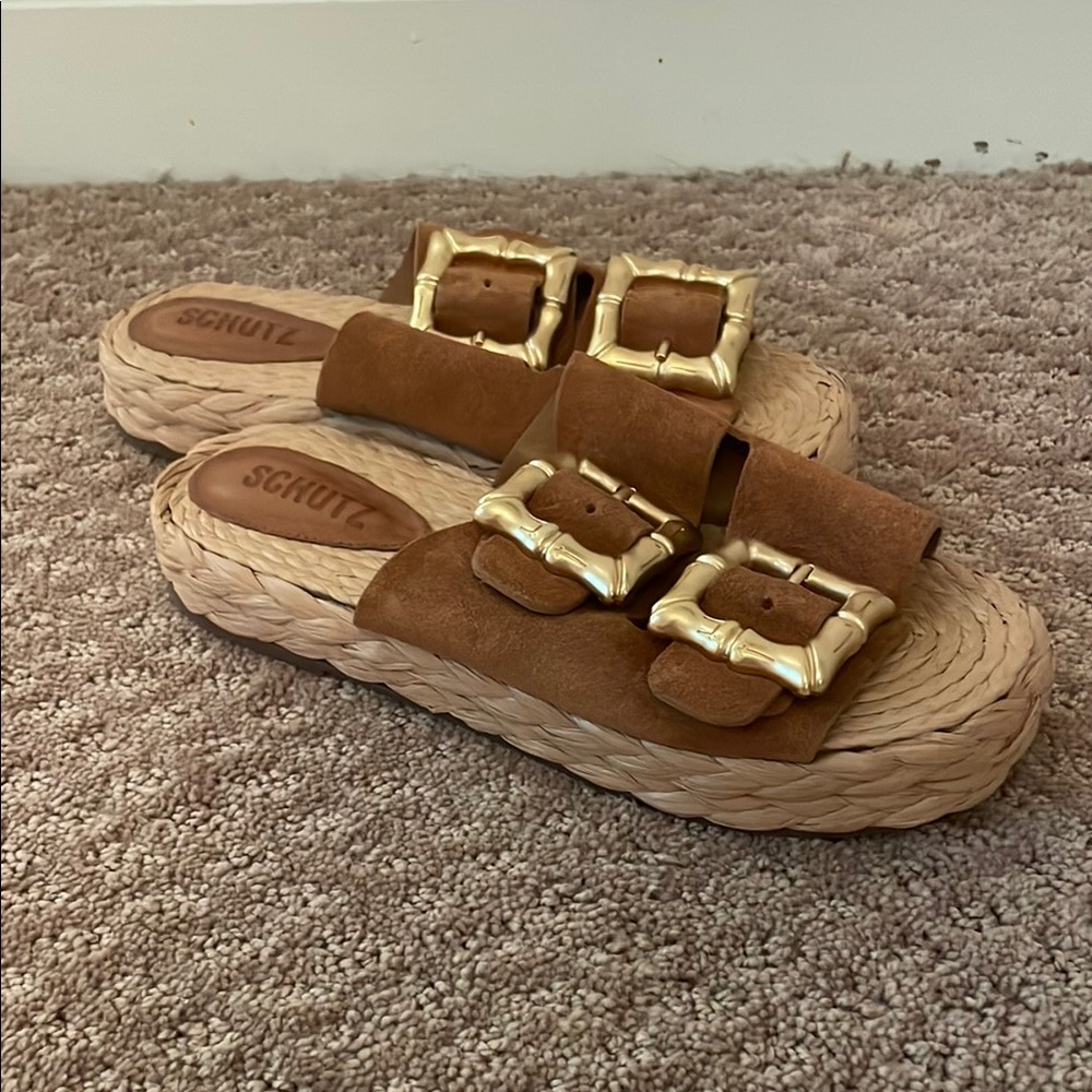 SCHUTZ Enola Rope Platform Sandals